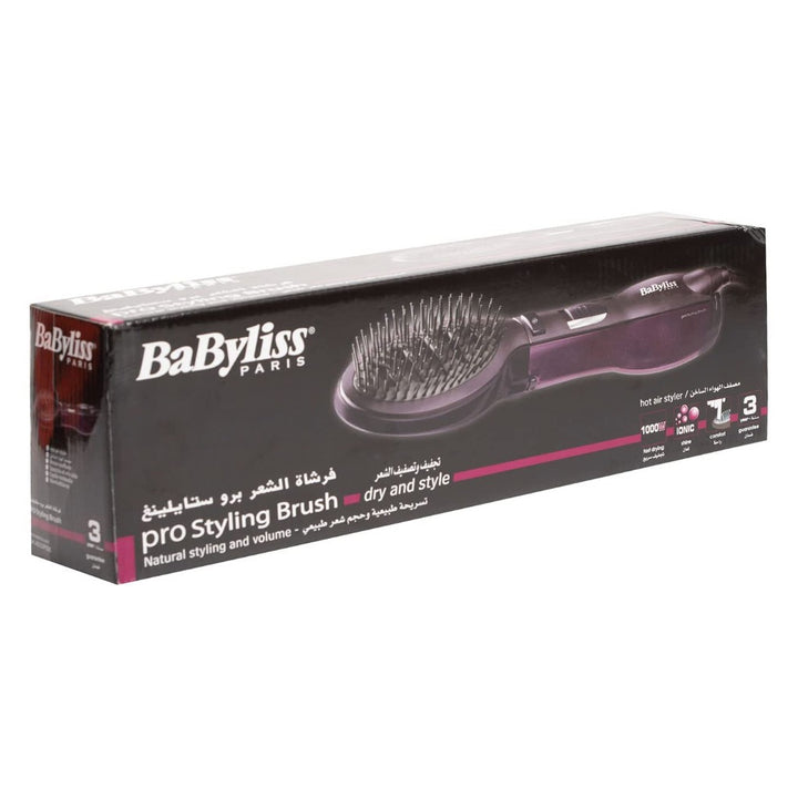 Babyliss Paris Pro Styling Hot Air Styler 1000W Paddle Air Brush For Hair Styling & Volume - Easy Pharmacy LLC