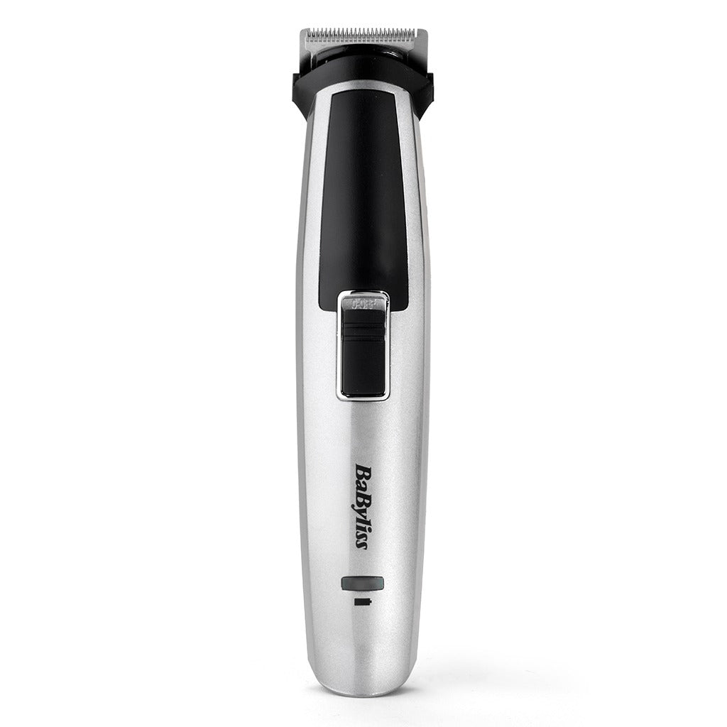 Babyliss 8 in 1 Titanium Cordless Multi Grooming Men’s Trimmer For Face & Body, Silver - Easy Pharmacy LLC