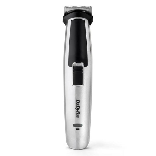 Babyliss 8 in 1 Titanium Cordless Multi Grooming Men’s Trimmer For Face & Body, Silver