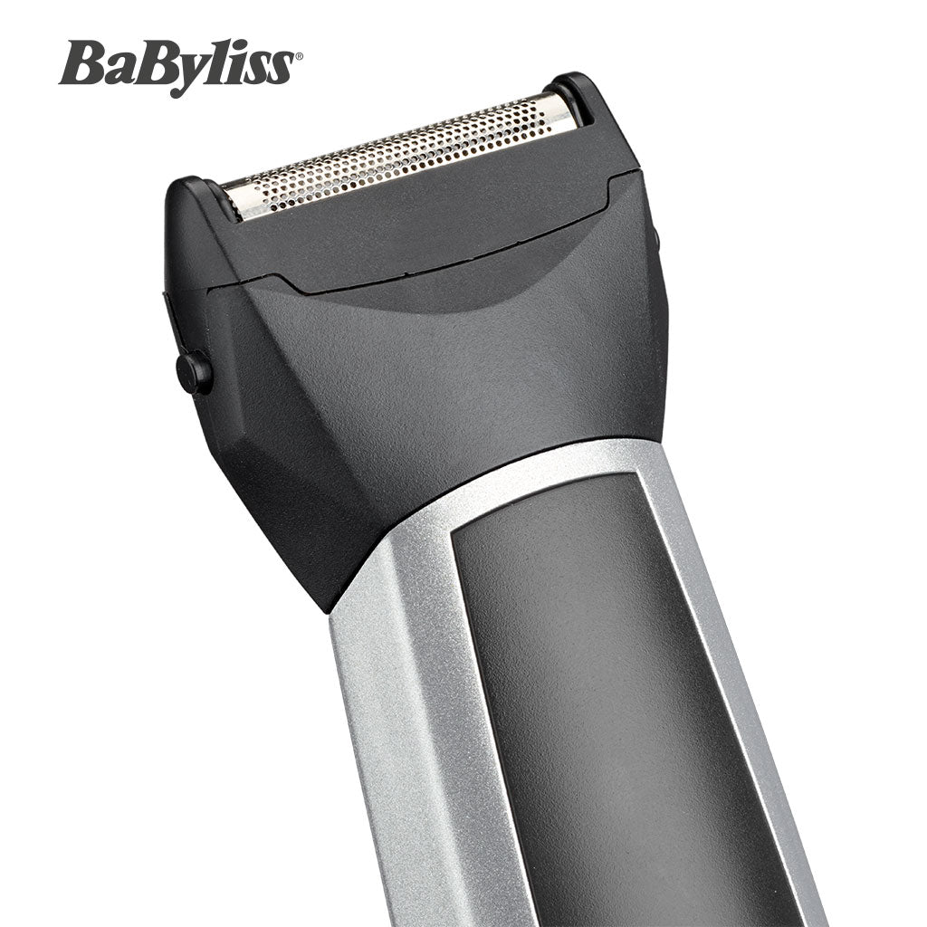Babyliss 8 in 1 Titanium Cordless Multi Grooming Men’s Trimmer For Face & Body, Silver - Easy Pharmacy LLC