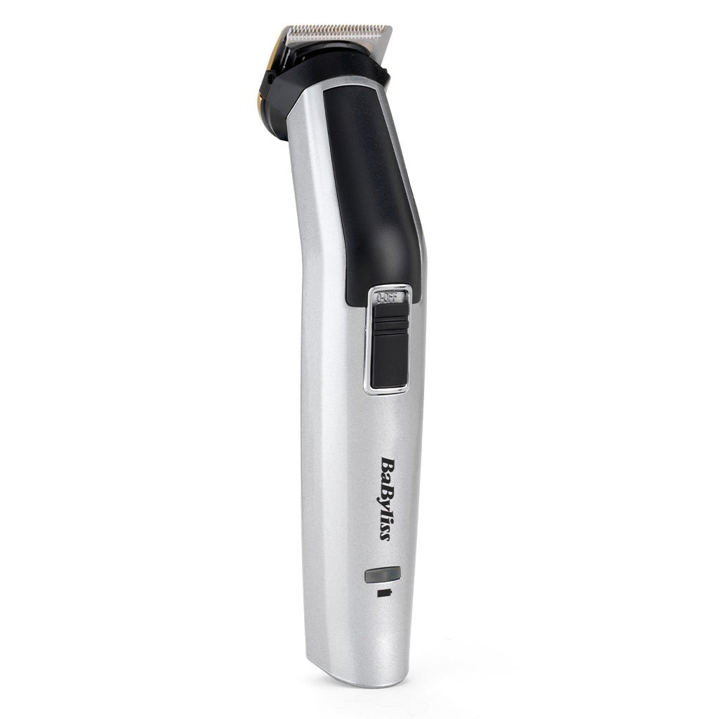 Babyliss 8 in 1 Titanium Cordless Multi Grooming Men’s Trimmer For Face & Body, Silver - Easy Pharmacy LLC