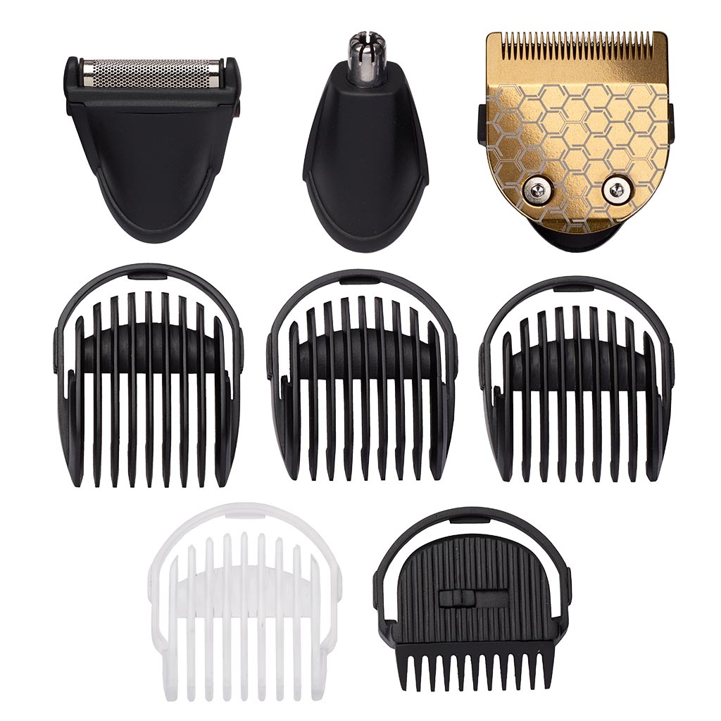 Babyliss 8 in 1 Titanium Cordless Multi Grooming Men’s Trimmer For Face & Body, Silver - Easy Pharmacy LLC