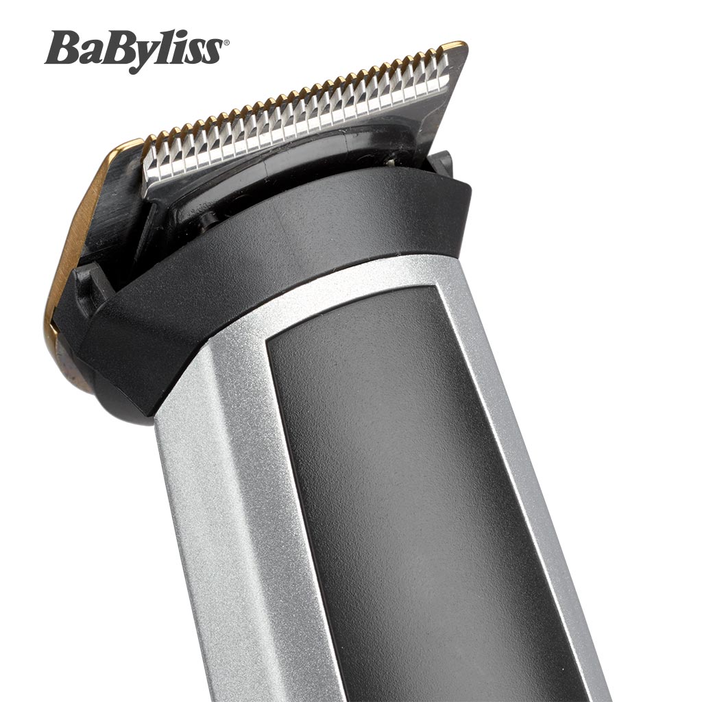 Babyliss 8 in 1 Titanium Cordless Multi Grooming Men’s Trimmer For Face & Body, Silver - Easy Pharmacy LLC