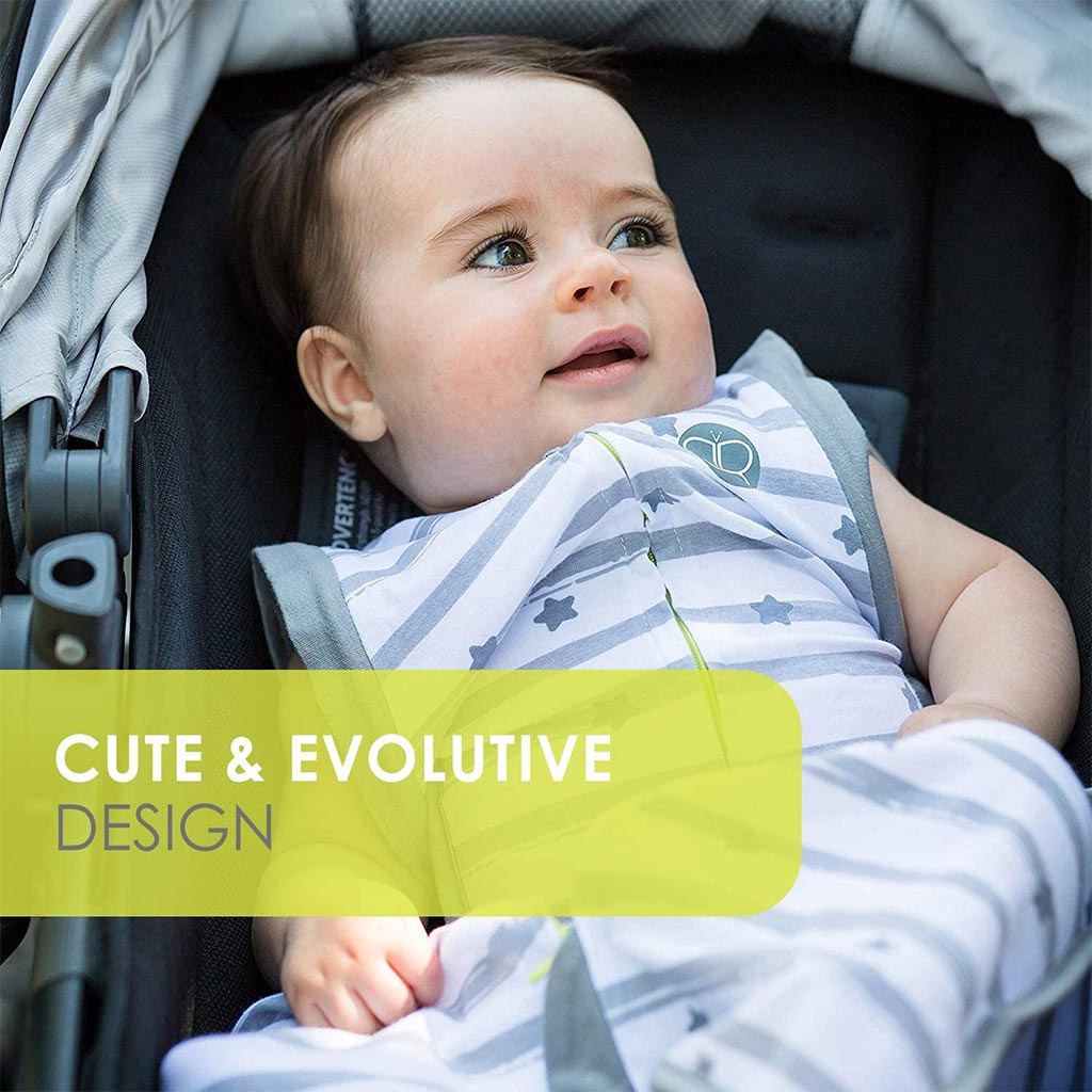 Bbluv Sleep 3-In-1 Evolutive Swaddle With Removable Sleeves For 3-6 Months, Medium, Pack of 1's - Easy Pharmacy LLC