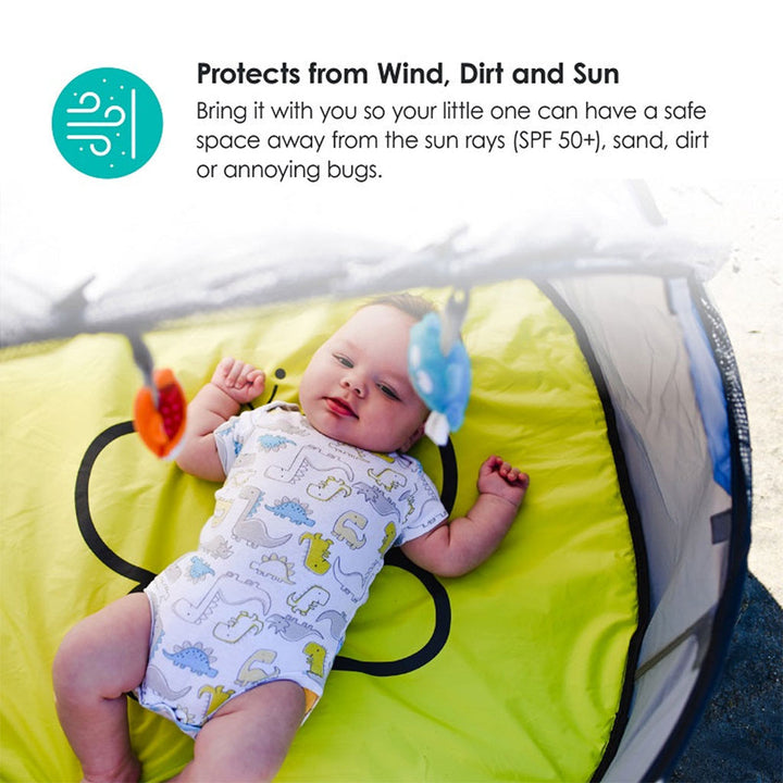 Bbluv Nido 2 In 1 Travel, Beach & Fun Play Tent With Uv Protection For Infants & Toddlers, Pack of 1's - Easy Pharmacy LLC