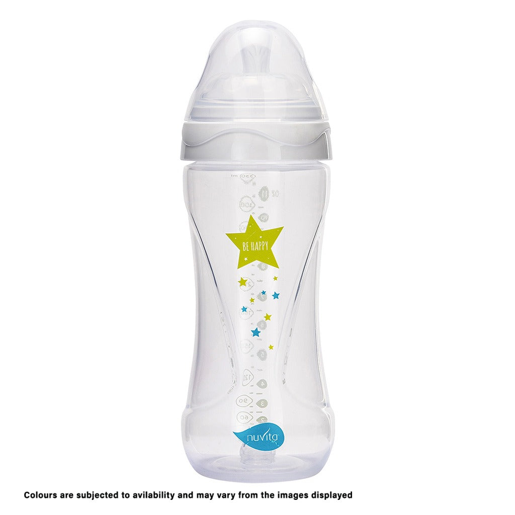 Nuvita Mimic Cool Anti-Colic Baby Feeding Bottle - Assorted 330ml - Easy Pharmacy LLC