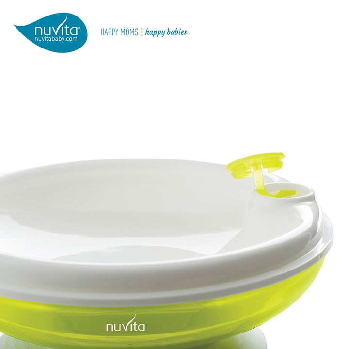 Nuvita Warm Plate With Suction Cup For Baby - Green - Easy Pharmacy LLC