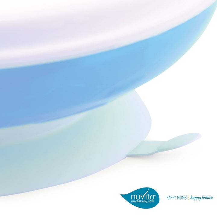 Nuvita Warm Plate With Suction Cup For Baby - Blue - Easy Pharmacy LLC