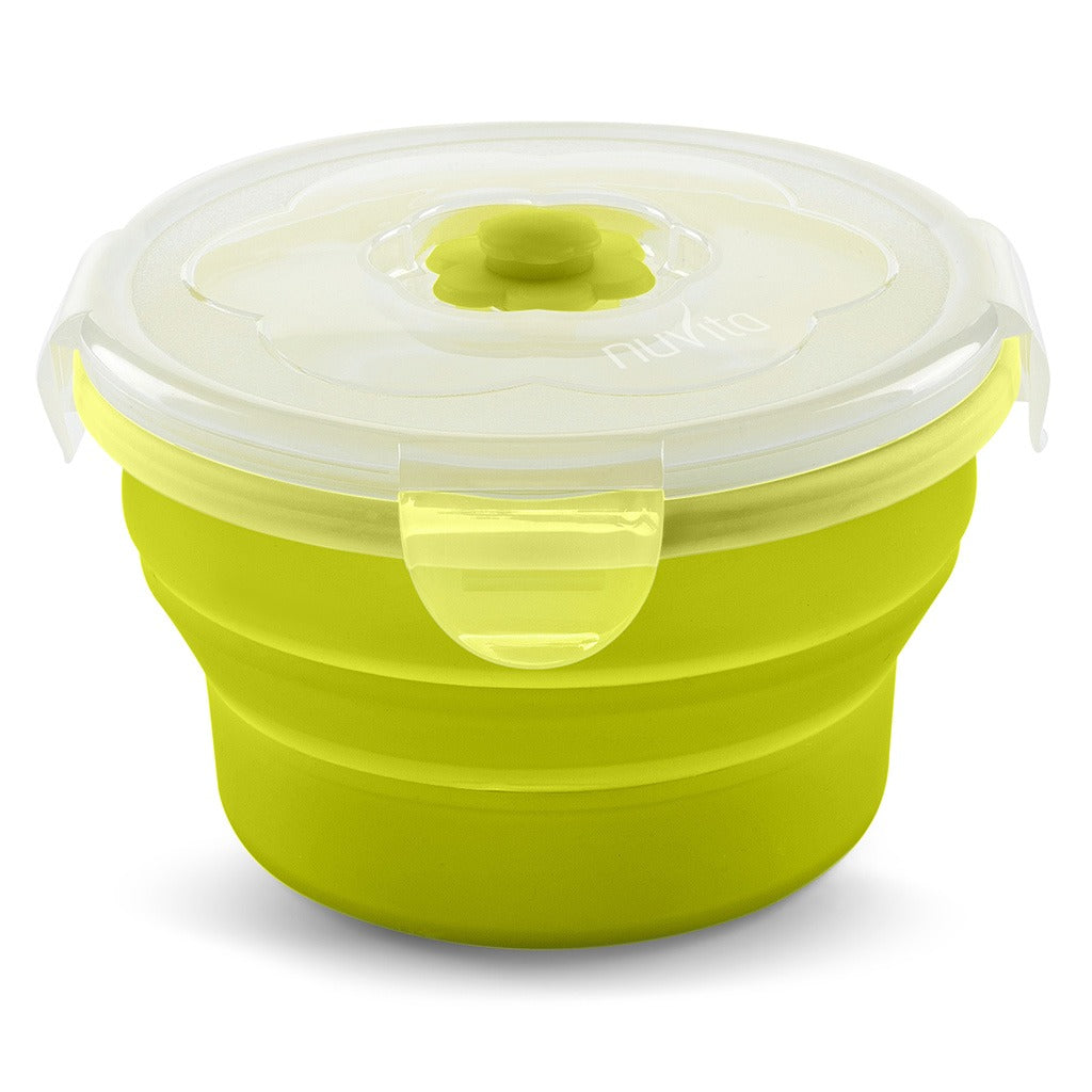 Nuvita Silicone Collapsible Container 230ml - Green - Easy Pharmacy LLC