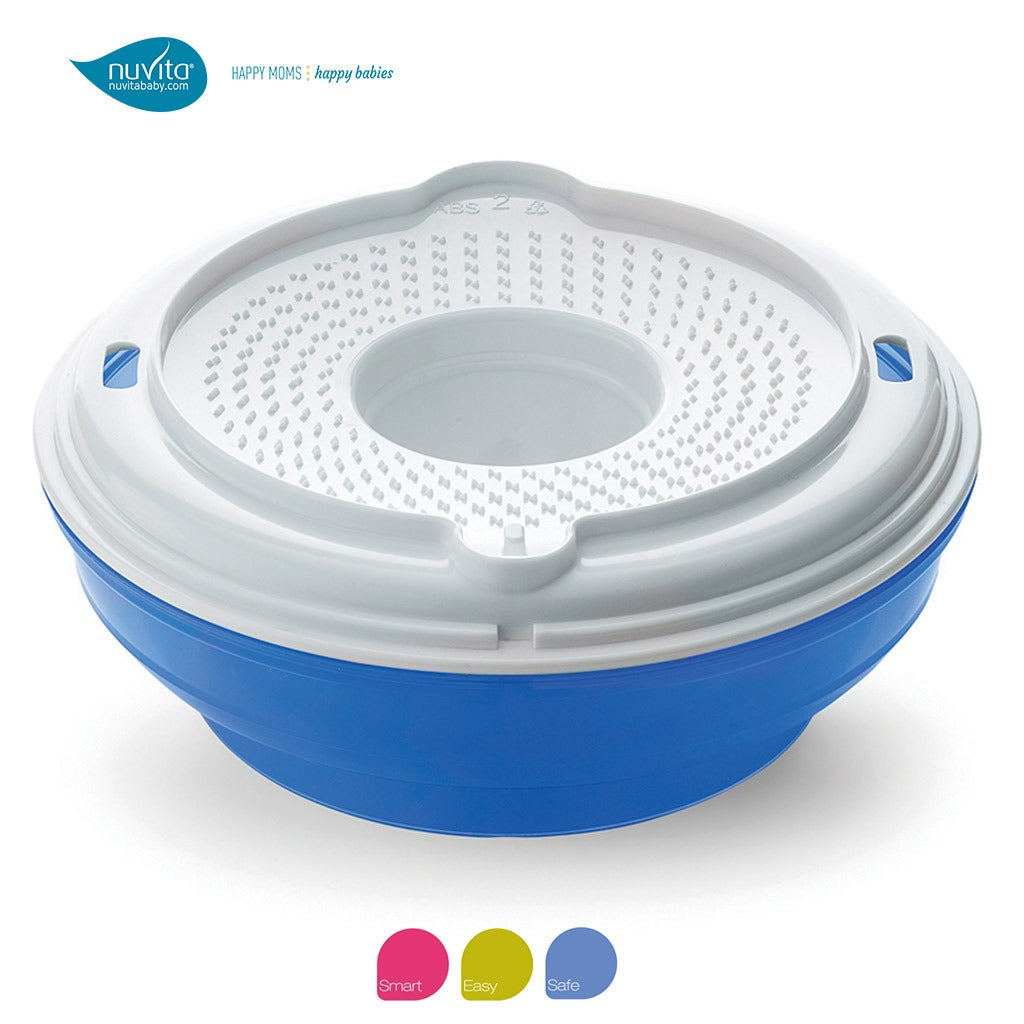Nuvita Pappafacile 4-In-1 Multi-Use Food Processor Set - Blue - Easy Pharmacy LLC