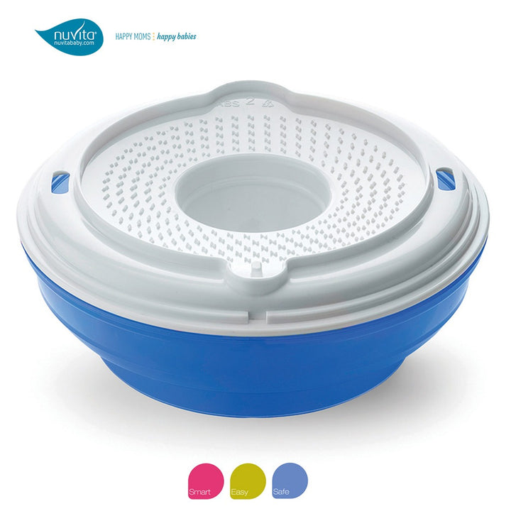 Nuvita Pappafacile 4-In-1 Multi-Use Food Processor Set - Blue - Easy Pharmacy LLC