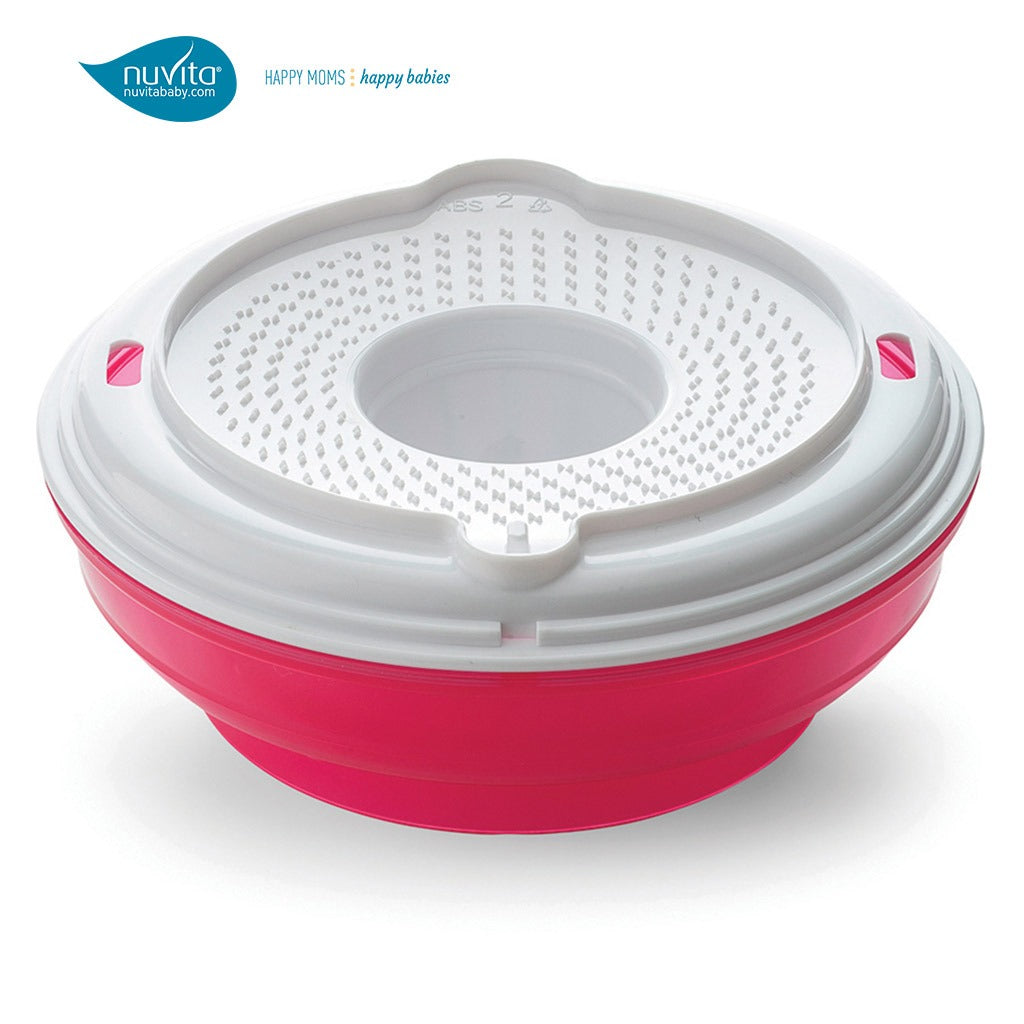 Nuvita Pappafacile 4-In-1 Multi-Use Food Processor Set - Pink - Easy Pharmacy LLC