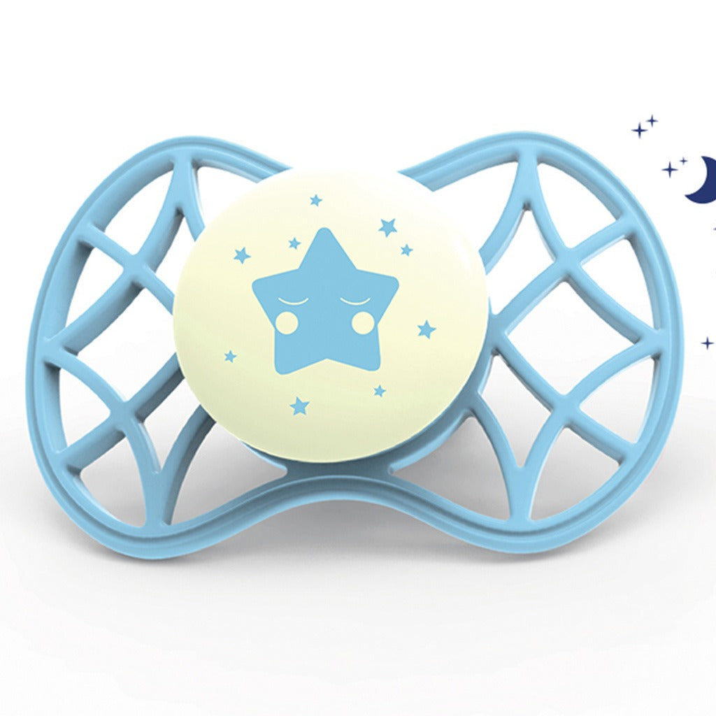 Nuvita Air.55 Cool Orthodontic Soother With Stericover Ort Glow Aquamarine - Easy Pharmacy LLC