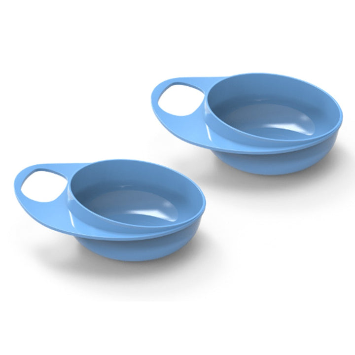 Nuvita Easy Eating Weaning Bowls For Baby - Blue, Pack of 2's - Easy Pharmacy LLC