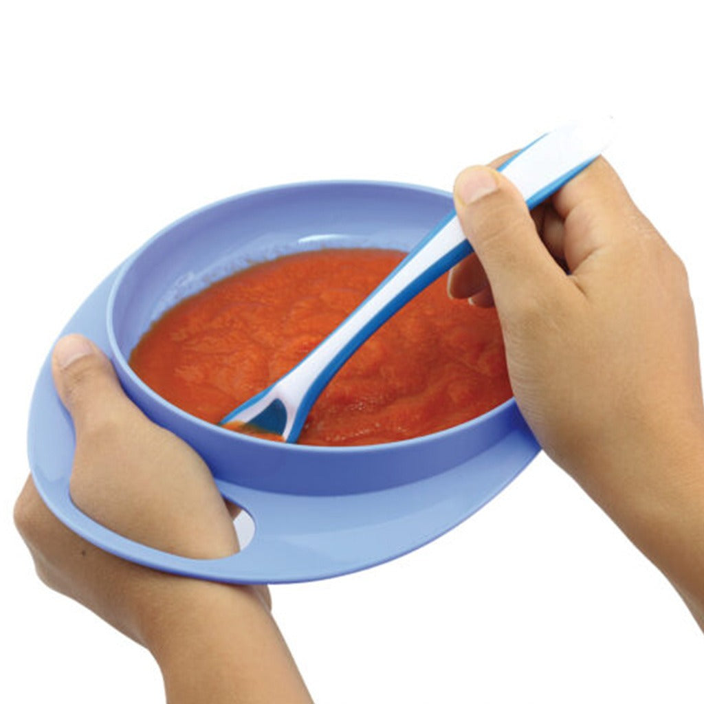 Nuvita Easy Eating Weaning Bowls For Baby - Blue, Pack of 2's - Easy Pharmacy LLC