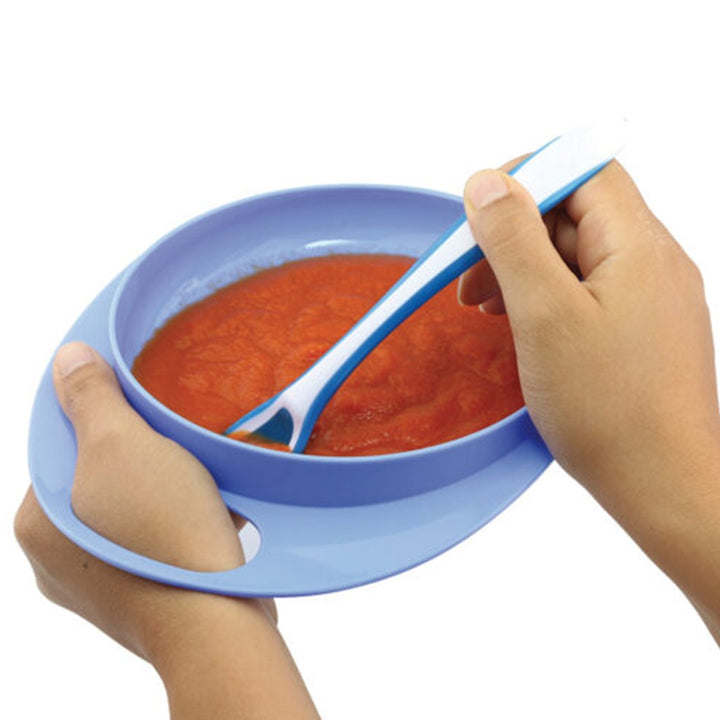 Nuvita Easy Eating Weaning Bowls For Baby - Blue, Pack of 2's - Easy Pharmacy LLC