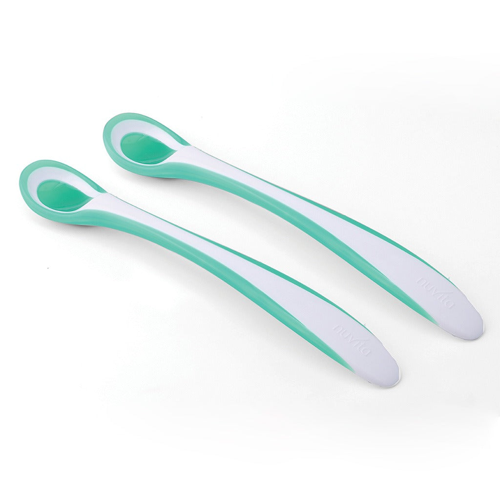 Nuvita Thermosensitive Spoons For Baby - Green, Pack of 2's - Easy Pharmacy LLC