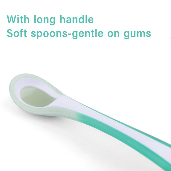 Nuvita Thermosensitive Spoons For Baby - Green, Pack of 2's - Easy Pharmacy LLC