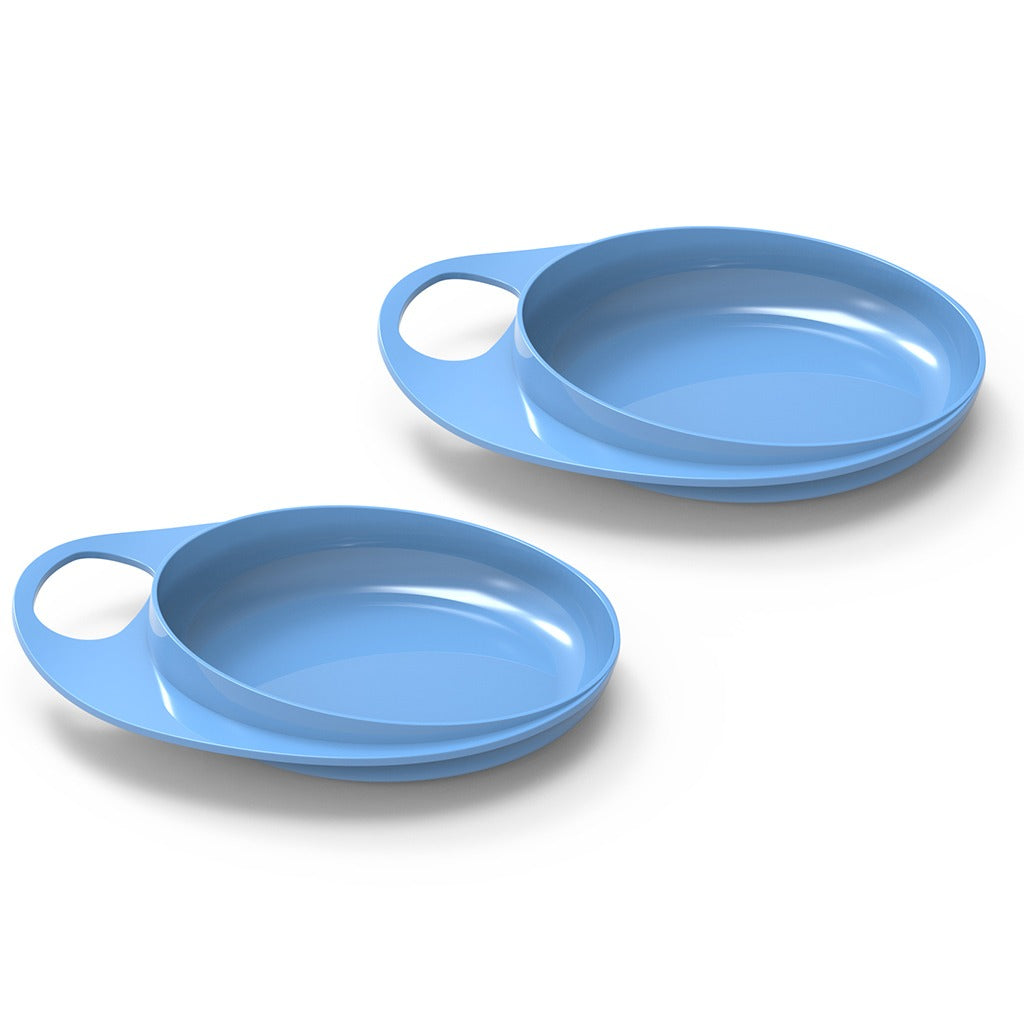 Nuvita Easy Eating Smart Dish For Baby - Blue, Pack of 2's - Easy Pharmacy LLC