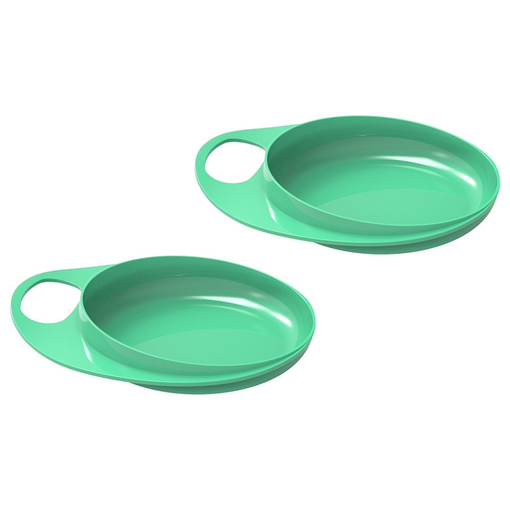 Nuvita Easy Eating Smart Dish For Baby - Green, Pack of 2's - Easy Pharmacy LLC