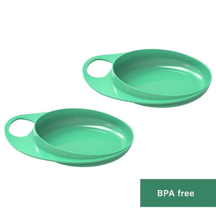 Nuvita Easy Eating Smart Dish For Baby - Green, Pack of 2's - Easy Pharmacy LLC