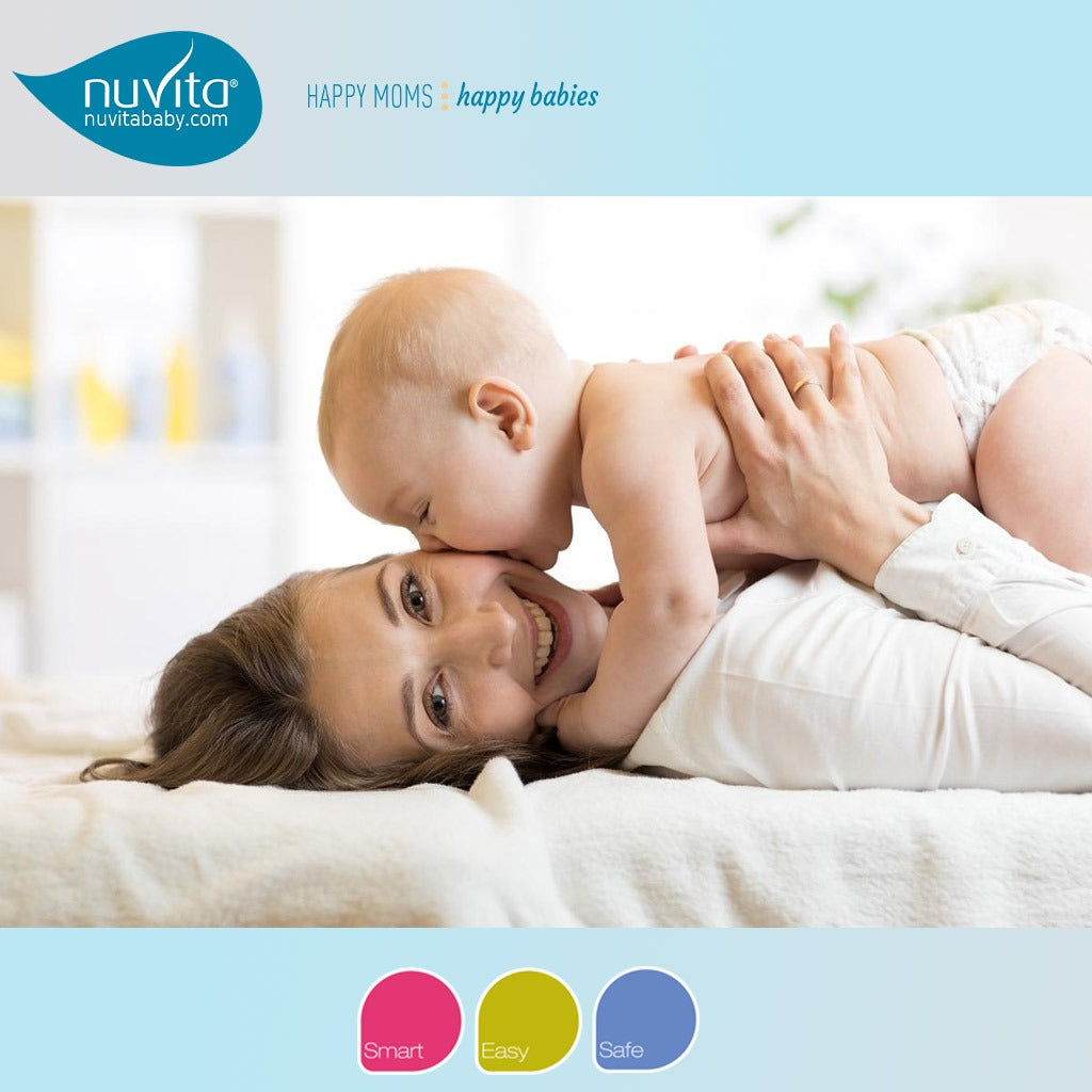 Nuvita Easy Eating Smart Dish For Baby - Green, Pack of 2's - Easy Pharmacy LLC
