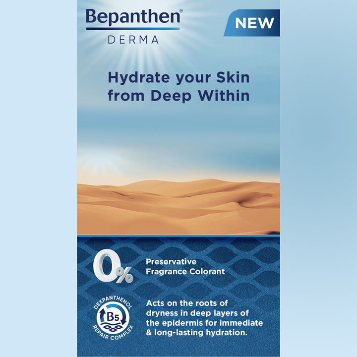 Bepanthen Derma Replenishing Daily Moisturizing Body Lotion For Dry & Sensitive Skin 400ml - Easy Pharmacy LLC