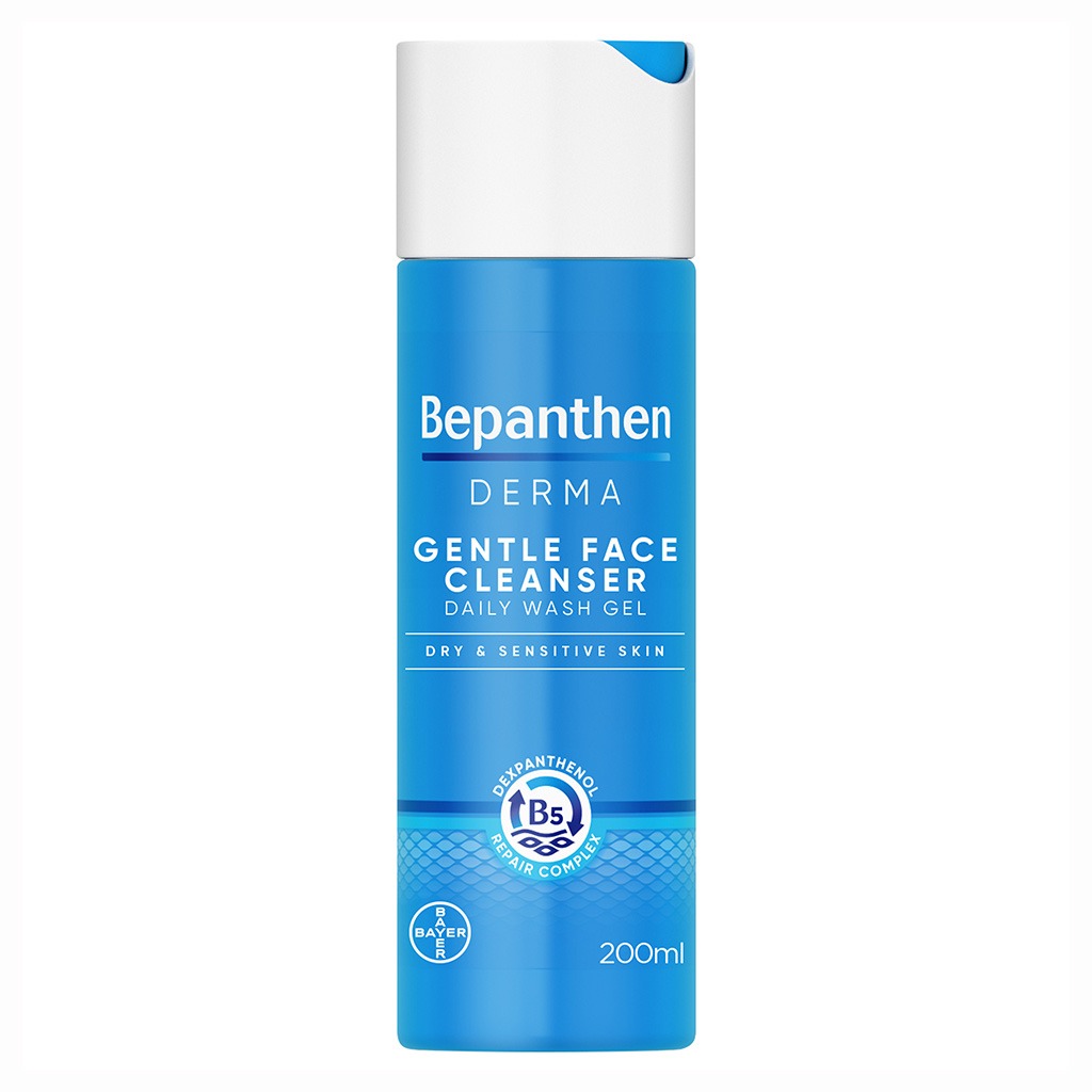 Bepanthen Derma Gentle Face Cleanser Gel For Dry & Sensitive Skin 200ml - Easy Pharmacy LLC