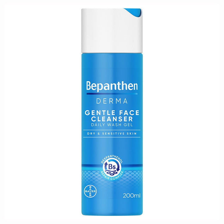 Bepanthen Derma Gentle Face Cleanser Gel For Dry & Sensitive Skin 200ml - Easy Pharmacy LLC