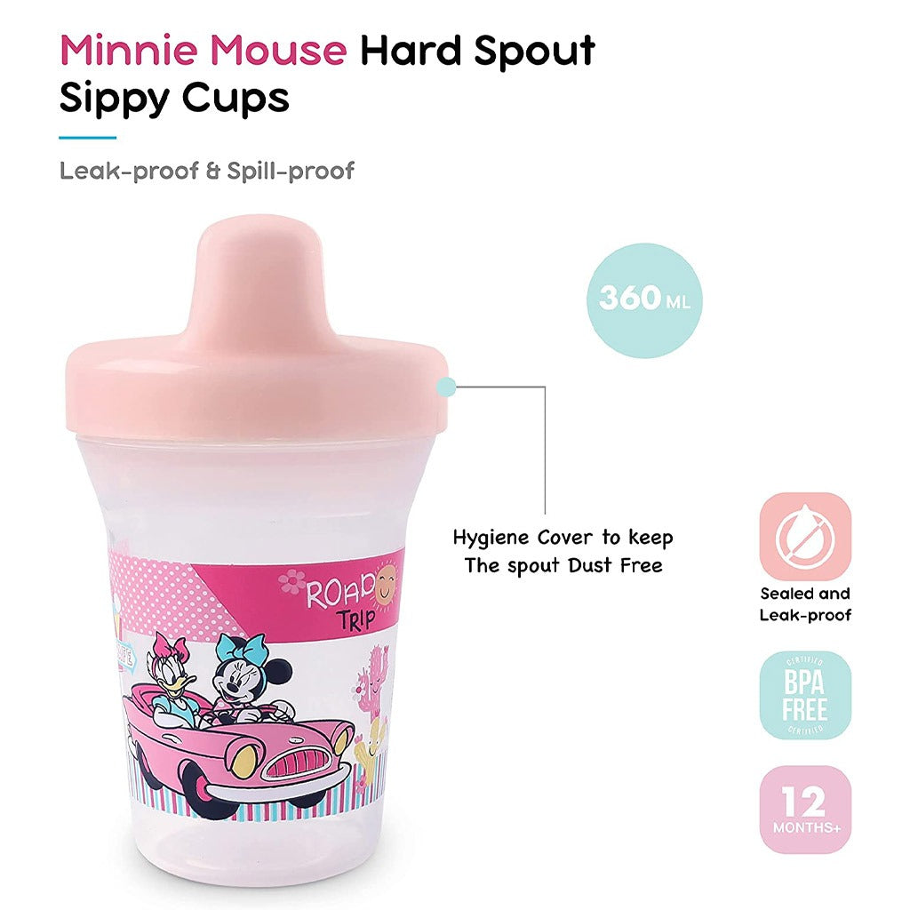 Disney Minnie Mouse 300ml Spill Proof Learner Training Sippy Cup For 6 Months+ Baby, Pack of 1's - Easy Pharmacy LLC