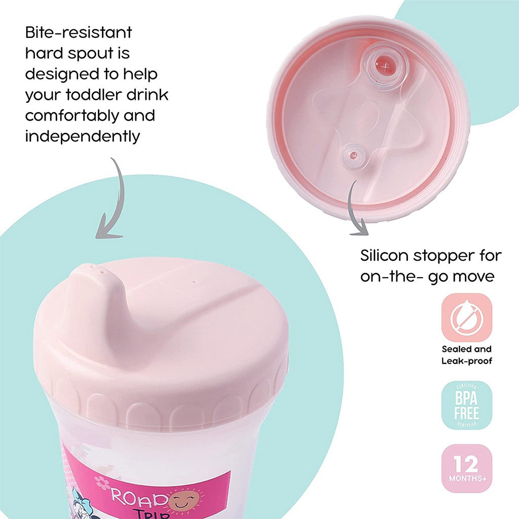 Disney Minnie Mouse 300ml Spill Proof Learner Training Sippy Cup For 6 Months+ Baby, Pack of 1's - Easy Pharmacy LLC