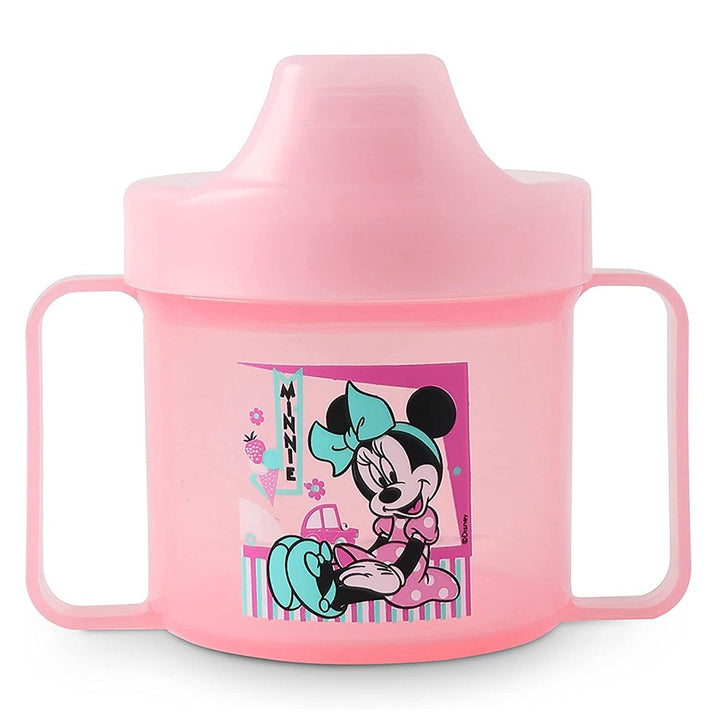 Disney Minnie Mouse 225ml Training Double Handle Spill Proof Sippy Cup For 18+ Months Baby, Pink, Pack of 1's - Easy Pharmacy LLC