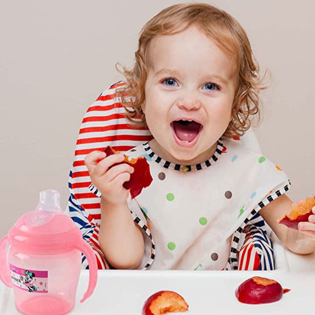Disney Minnie Mouse 250ml Baby Spout Cup with Twin Handle For 12+ Months, Pink, Pack of 1's - Easy Pharmacy LLC