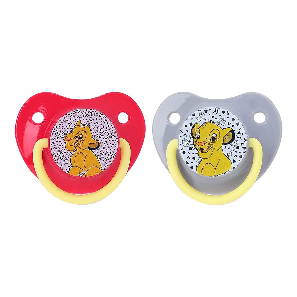 Disney The Lion King Orthodontic Pacifier For 0+ Month Babies, Pack of 2's - Easy Pharmacy LLC