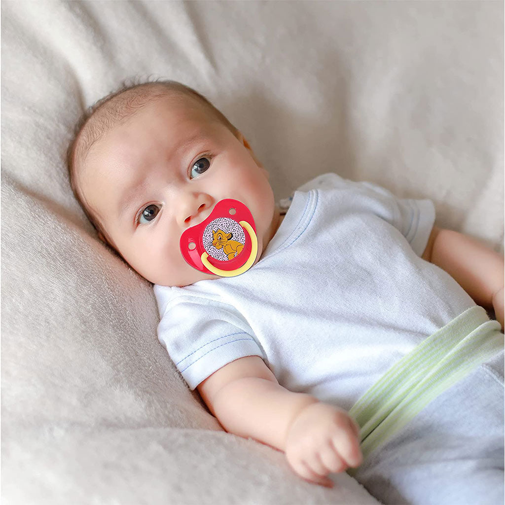 Disney The Lion King Orthodontic Pacifier For 0+ Month Babies, Pack of 2's - Easy Pharmacy LLC
