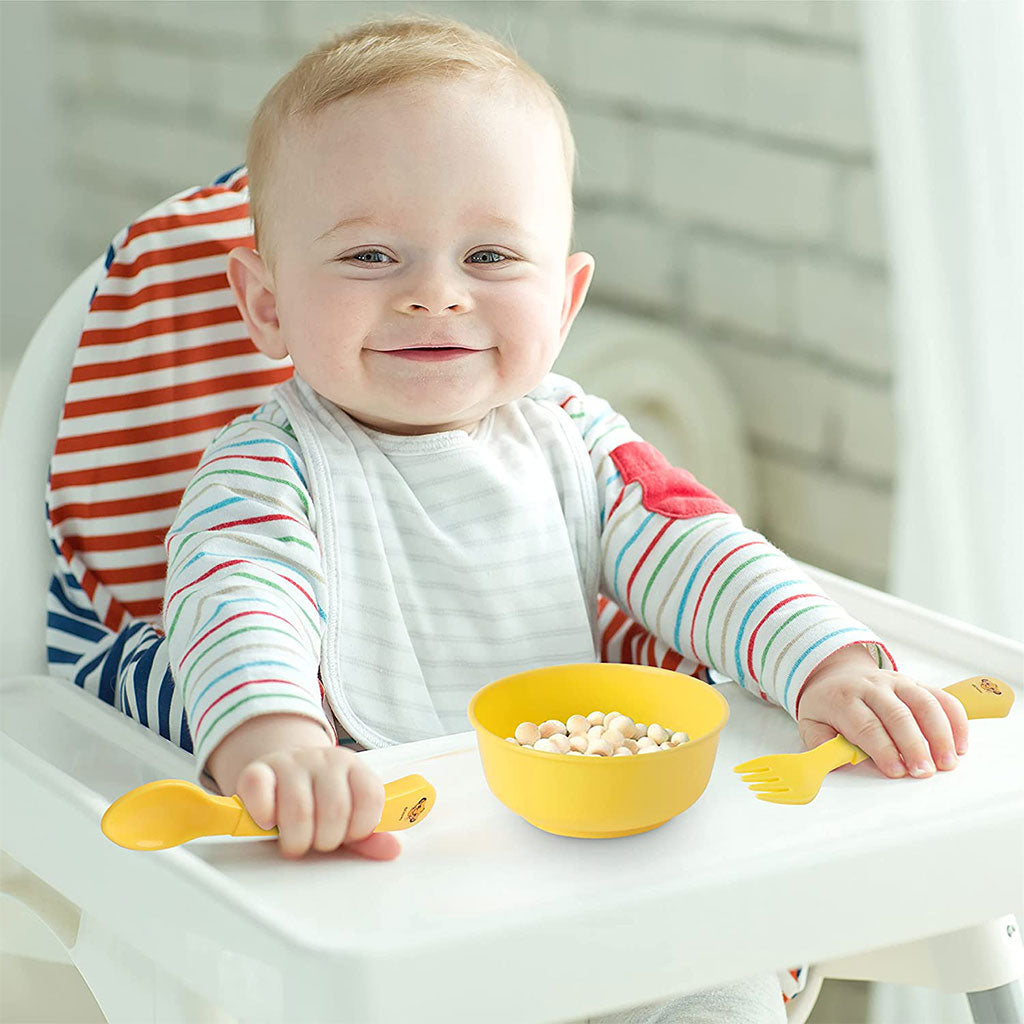 Disney The Lion King Feeding Bowl Set For 6 Months+ Babies, Yellow, Set of 3 Pieces - Easy Pharmacy LLC