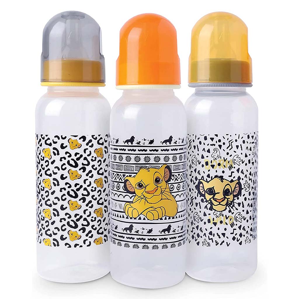 Disney The Lion King 260ml Feeding Bottle For 0+ Month Babies, Pack of 3's - Easy Pharmacy LLC