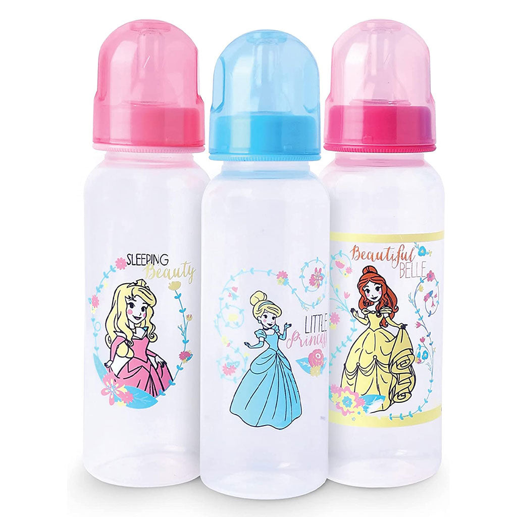 Disney Princess 260ml Feeding Bottle For 0+ Month Babies, Pack of 3's - Easy Pharmacy LLC