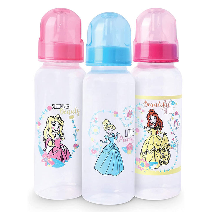 Disney Princess 260ml Feeding Bottle For 0+ Month Babies, Pack of 3's - Easy Pharmacy LLC