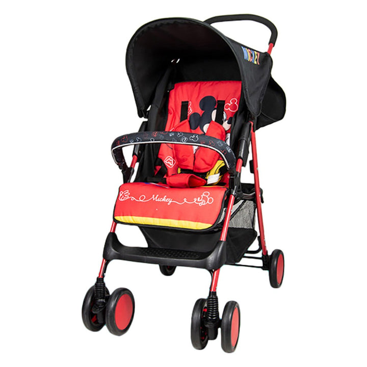 Disney Mickey Mouse Lightweight Picnic Stroller With Storage Cabin For 0 - 36 Months Baby - D1 Mickey - Easy Pharmacy LLC