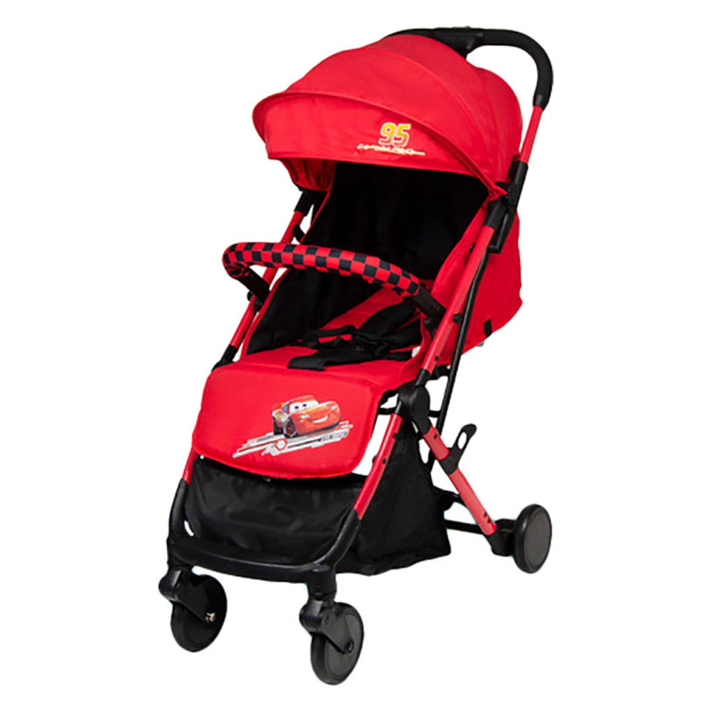 Disney Cars Lightning McQueen Light Weight Travel Stroller For 0 - 36 Months Baby - S101 Cars - Easy Pharmacy LLC