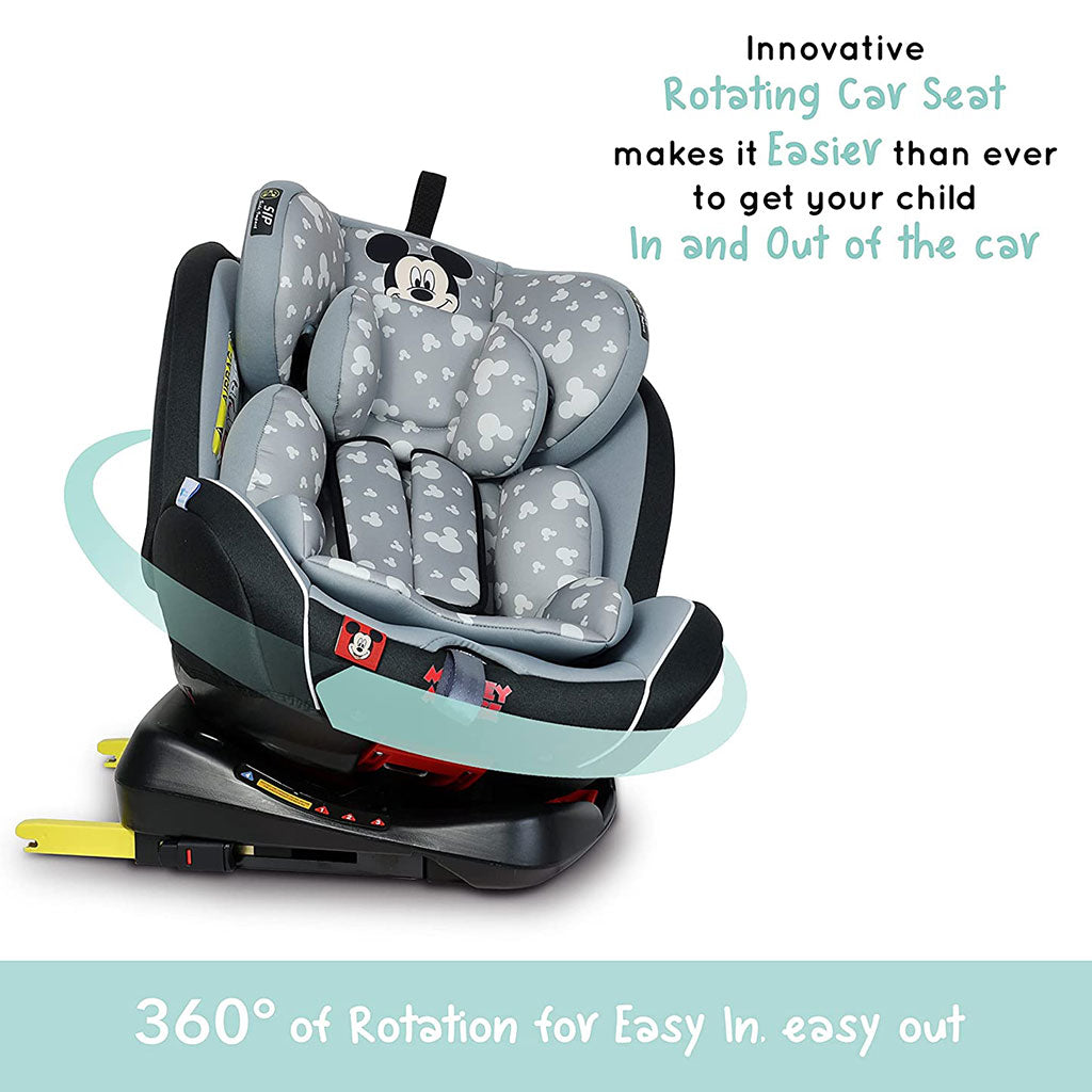 Disney Mickey Mouse 4-In-1 Car Seat For Baby/Kids Up to 36Kg -YC06 Mickey - B - Easy Pharmacy LLC