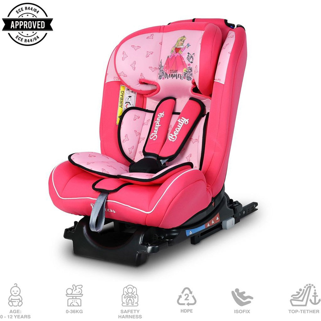 Disney Princess 4-In-1 Car Seat For Baby/Kids Up to 36Kg - Princess-A - Easy Pharmacy LLC