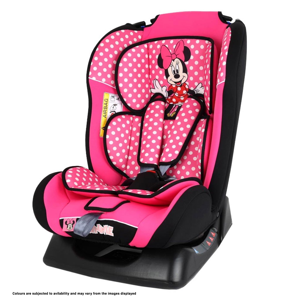 Disney Minnie Mouse 3-In-1 Car Seat For Baby/Kids Up to 25Kg - Assorted ZY19 - Easy Pharmacy LLC