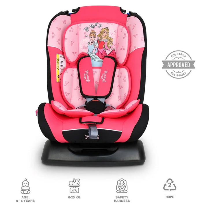 Disney Princess 3-In-1 Car Seat For Baby/Kids Up to 25Kg - ZY19 Princess-A - Easy Pharmacy LLC