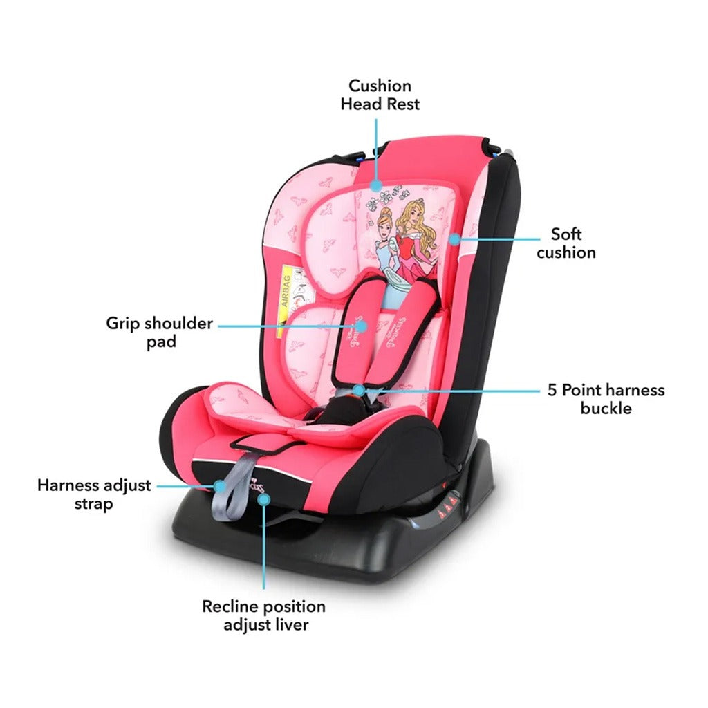Disney Princess 3-In-1 Car Seat For Baby/Kids Up to 25Kg - ZY19 Princess-A - Easy Pharmacy LLC