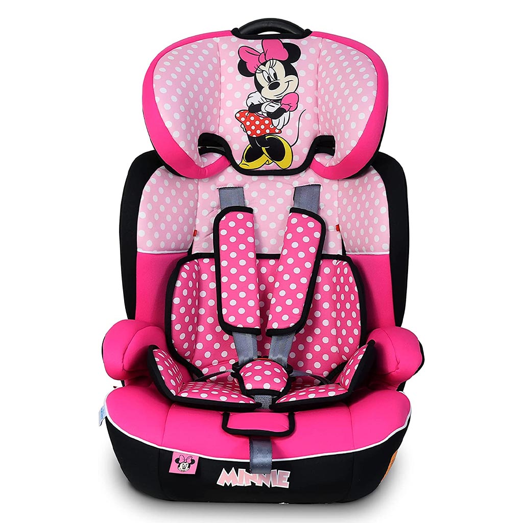Disney Minnie Mouse 3-In-1 Car Seat For Baby/Kids Up to 36Kg - Assorted ZY10 - Easy Pharmacy LLC