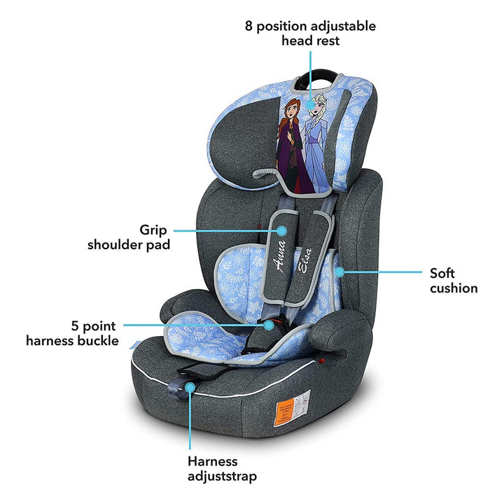 Disney Frozen 3-In-1 Car Seat For Baby/Kids Up to 36Kg - ZY10 Frozen-A - Easy Pharmacy LLC