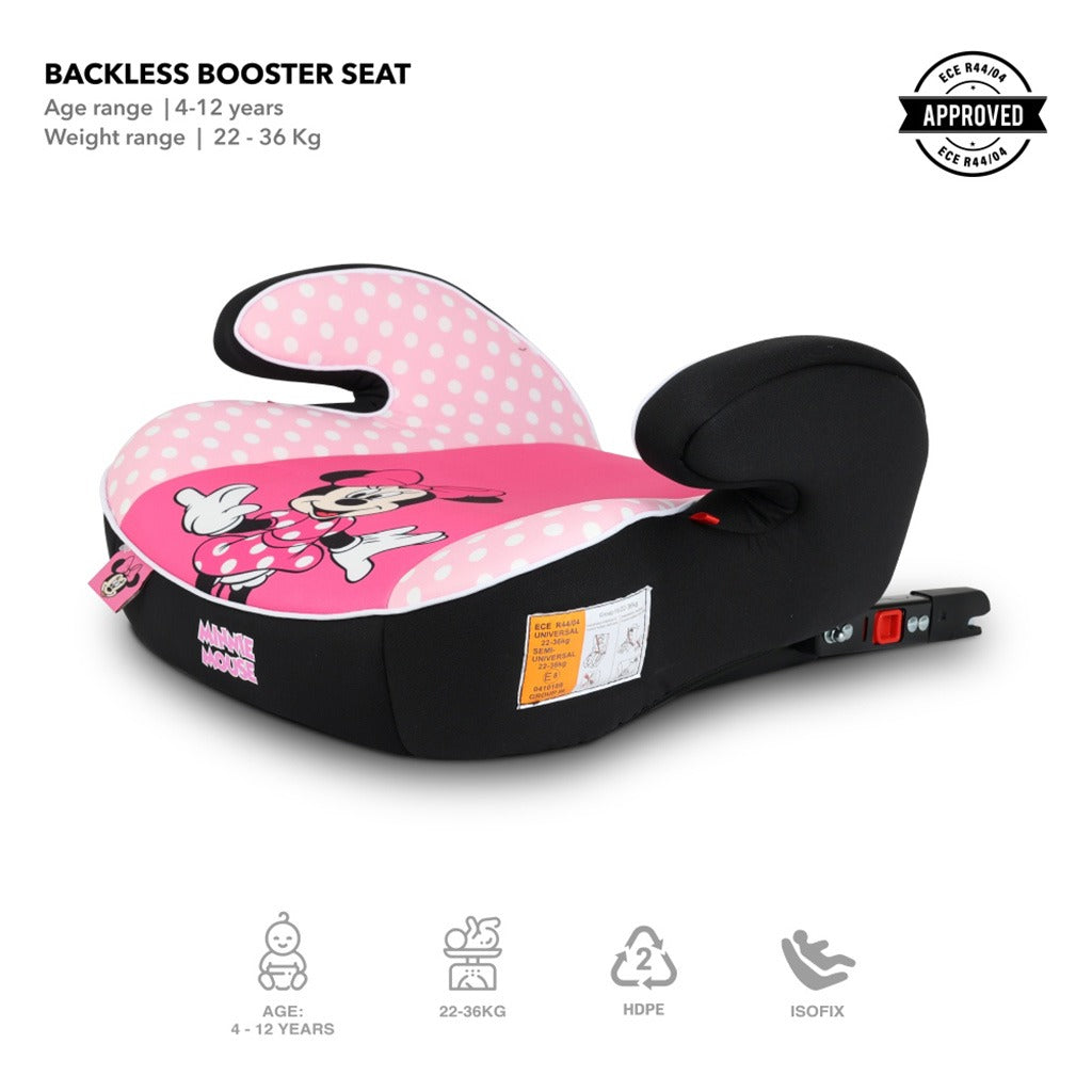 Disney Minnie Mouse Kids Booster Seat With Arm Rest - ZY13A Minnie-A, Assorted - Easy Pharmacy LLC