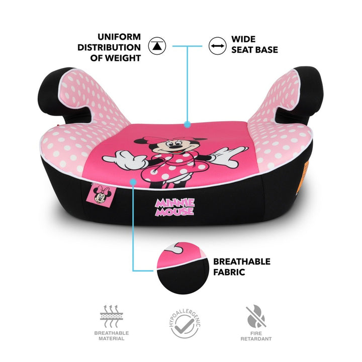 Disney Minnie Mouse Kids Booster Seat With Arm Rest - ZY13A Minnie-A, Assorted - Easy Pharmacy LLC